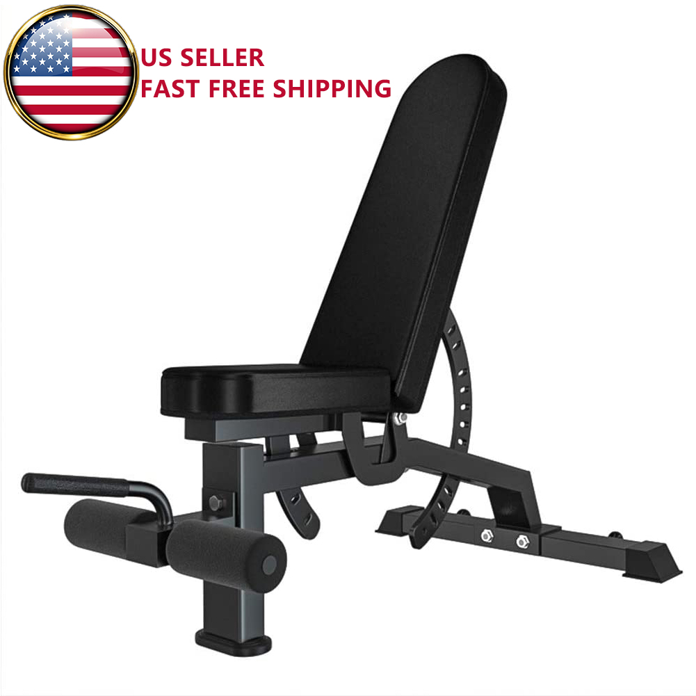Home Gym Bench - Adjustable Strength Training Bench Press Home