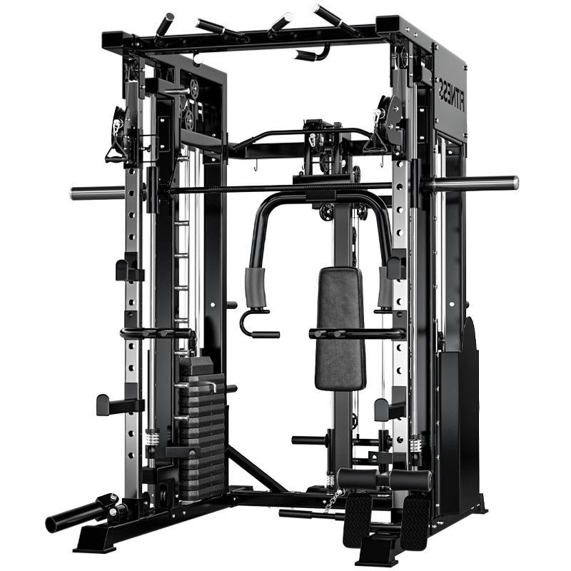 Home Gym Rack With Cables - Home Gym Full-Body Training Cable Crossover