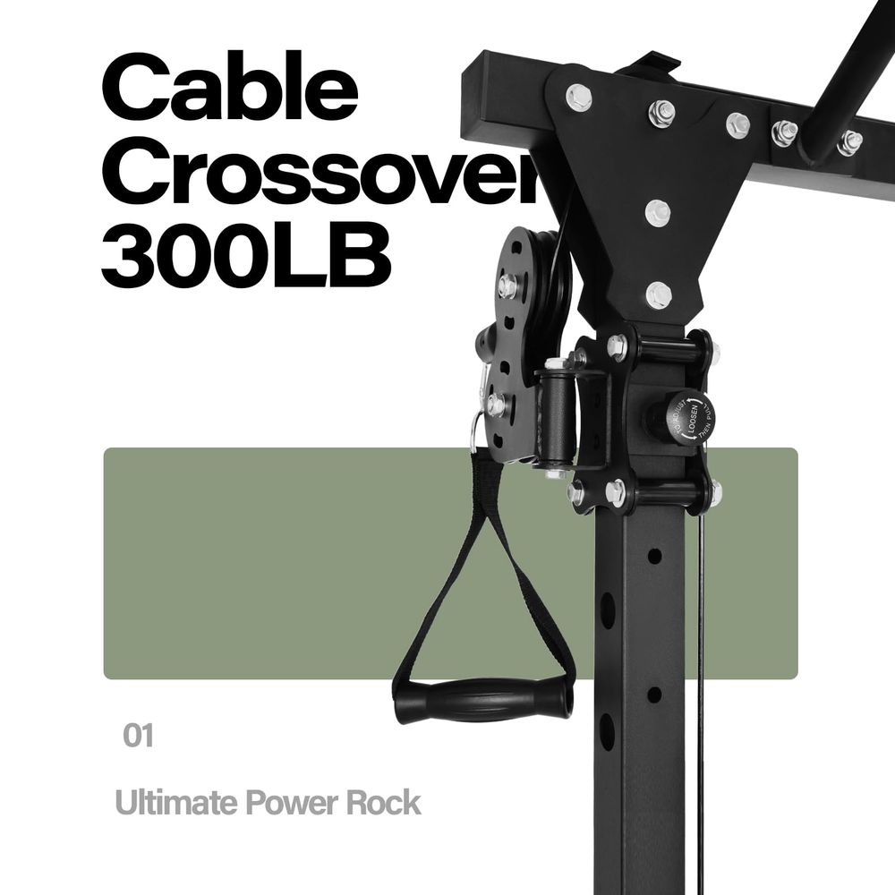 Home Gym Rack With Cables - FITNESS Drone1 Power Cage MultiFunction Power