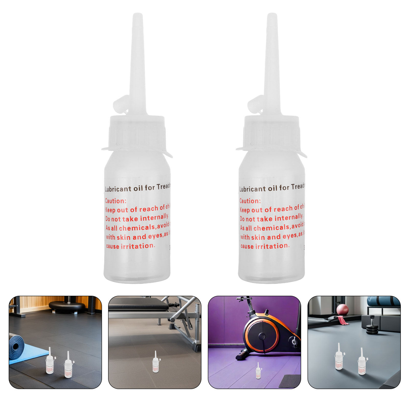 Treadmill Home Gym - 6Pcs Treadmill Silicone Belt Lubricant Oil