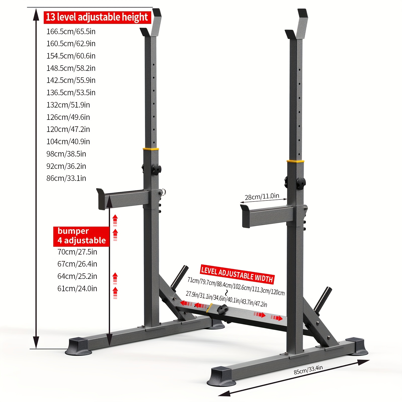 Home Gym Weight - 1 Squat Stand With Barbell Weight