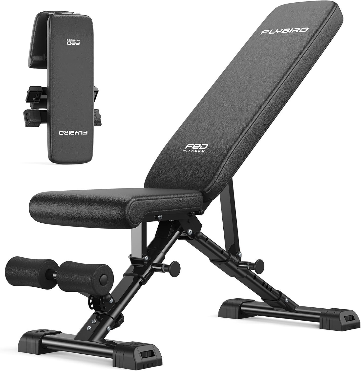 Home Gym Training - Adjustable Weight Bench 800LBS Capacity, Foldable