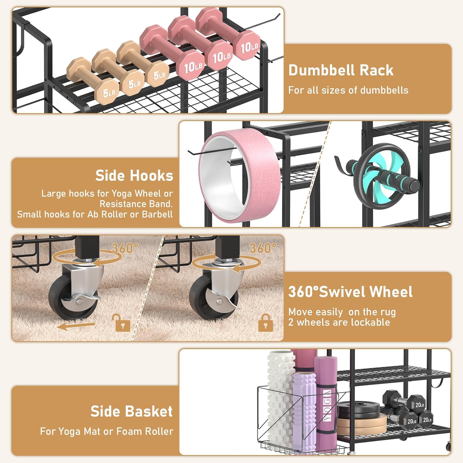 Home Gym Storage, No Material  - Home Gym Training ulasan dan harga