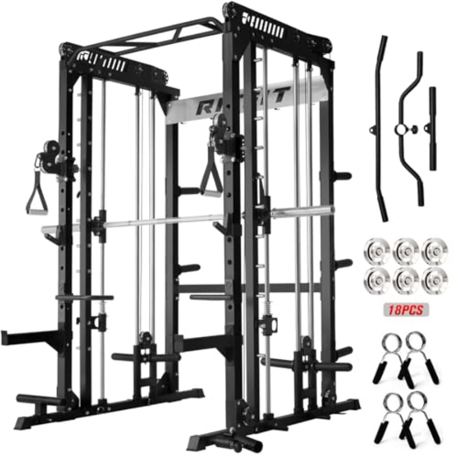 Home gym squat rack power cage - Home Gym Rack With Cables ulasan dan harga