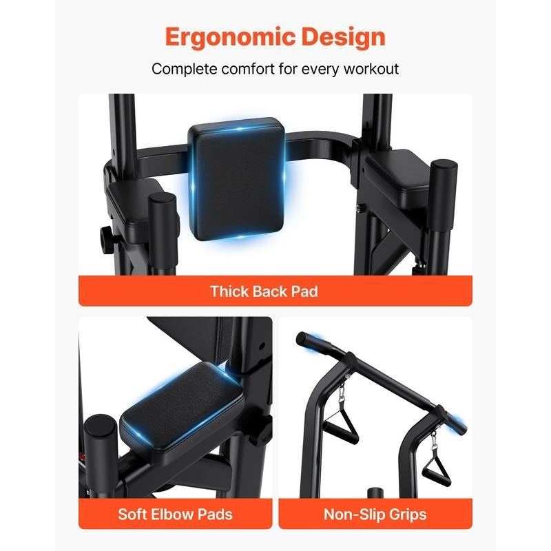 Pull Up Bar, 330 LBS Power Tow - Pull Up Bar Tower ulasan dan harga