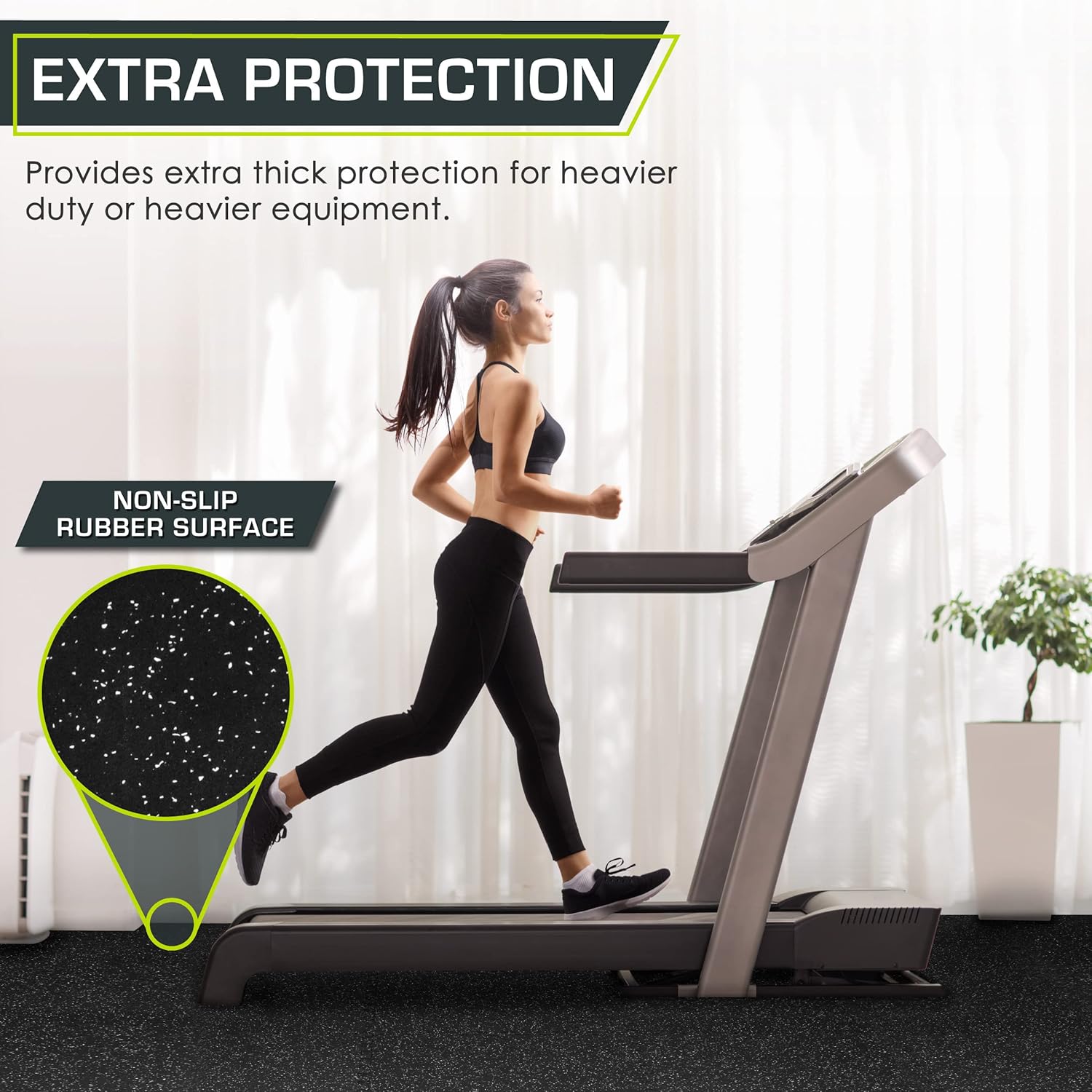 Exercise Puzzle Mat 3/4-Inch,  - Home Gym Rubber Flooring ulasan dan harga