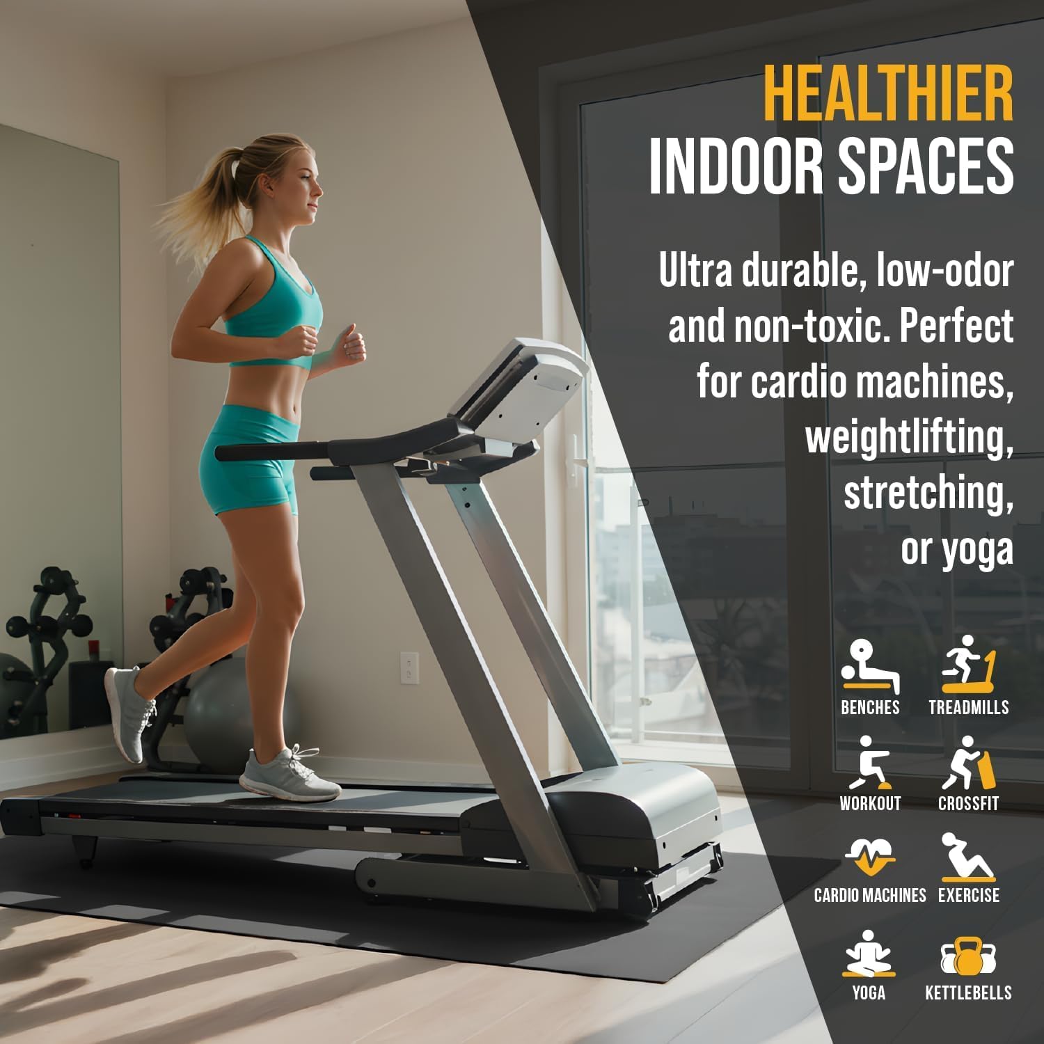 Multi-Purpose Exercise Mat - 1 - Home Gym Rubber Flooring ulasan dan harga