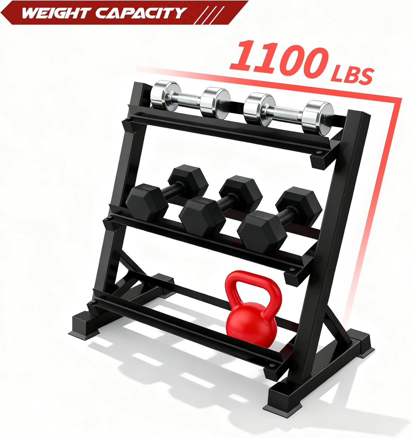 Home Gym Dumbbell Rack, Iron M - Home Gym Training ulasan dan harga