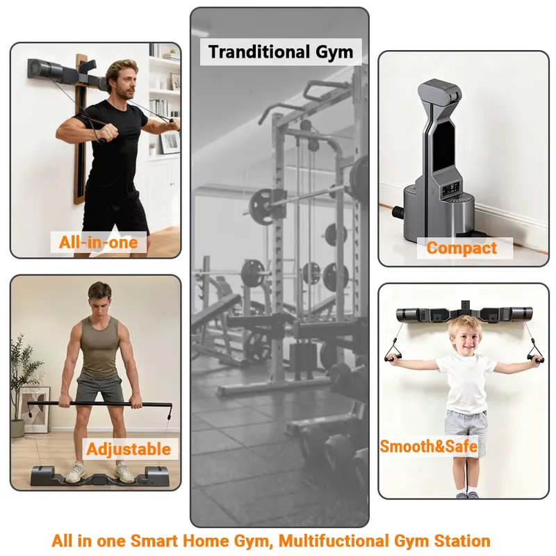 Multi Functional Gym Equipment - Home Gym Rack With Cables ulasan dan harga