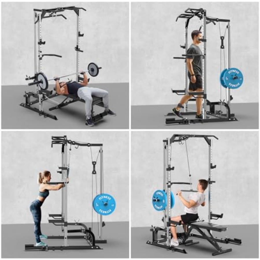 Home gym power cage with steel - Home Gym Rack With Cables ulasan dan harga