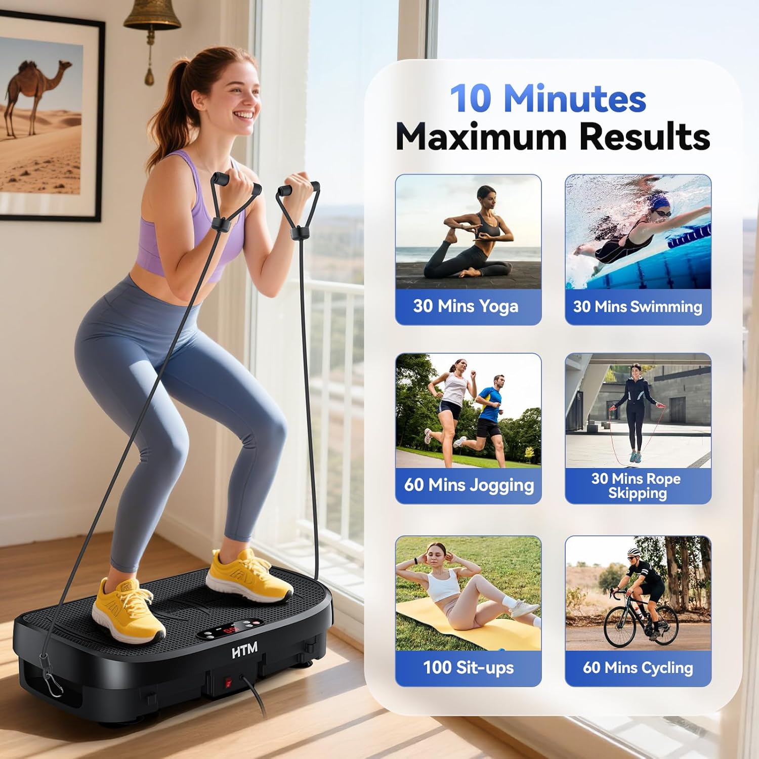 Vibration Plate Fat Burning Fi - Home Gym Studio ulasan dan harga