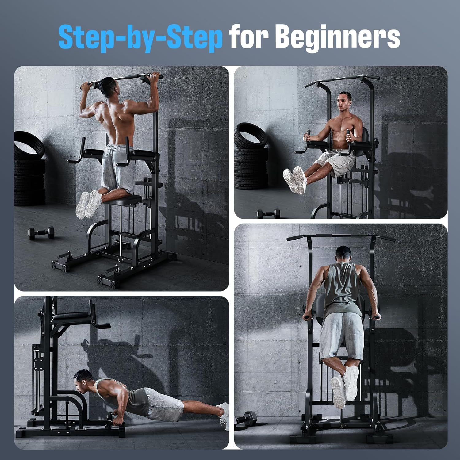 Power Tower Pull-Up Dip Statio - Pull Up Bar Tower ulasan dan harga