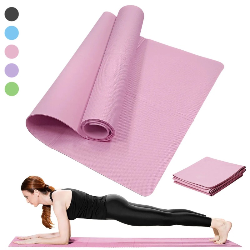 Yoga Mat Pilates Fitness Mat 3 - Home Gym Rubber Flooring ulasan dan harga