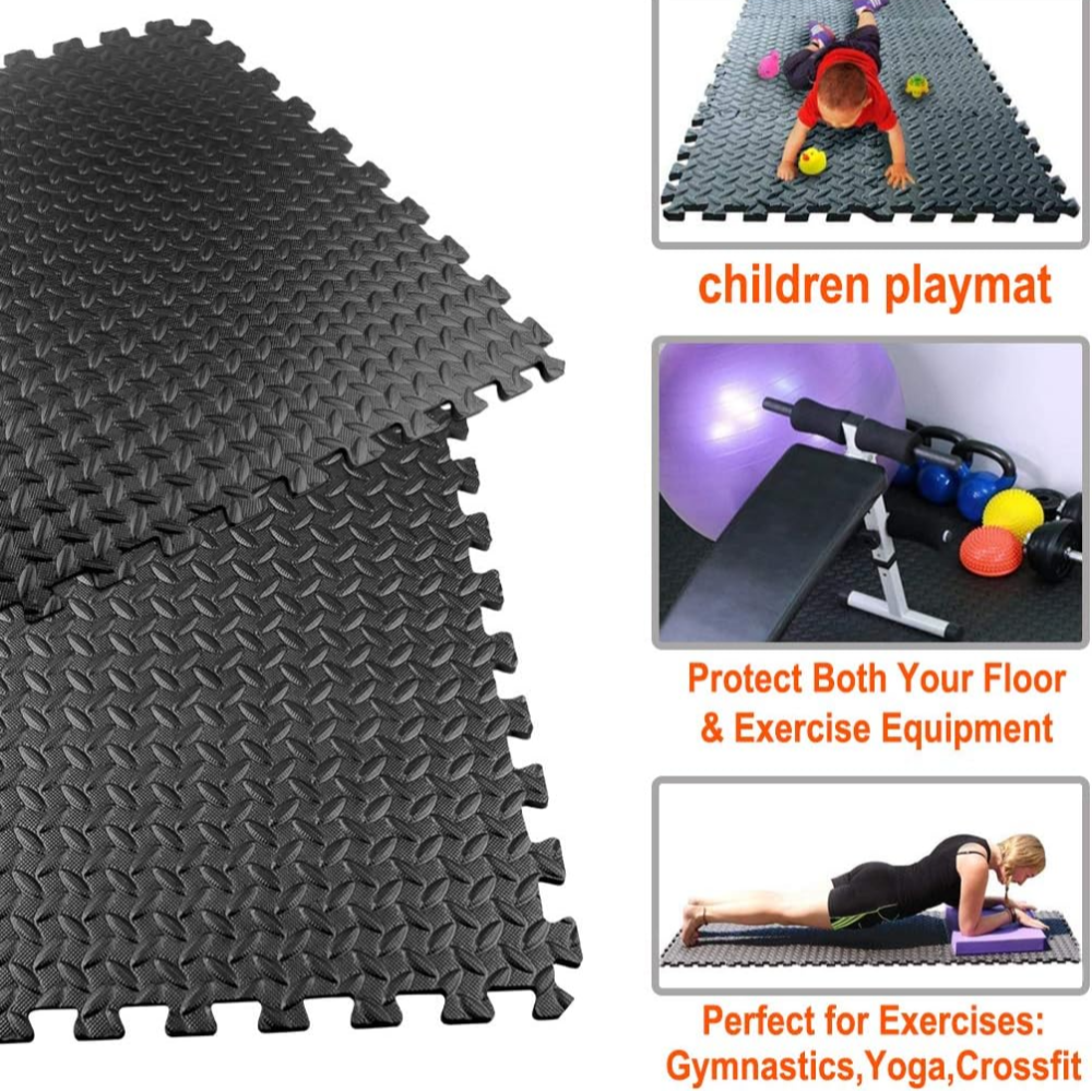 Gym Flooring Eva Soft Foam Flo - Home Gym Rubber Flooring ulasan dan harga