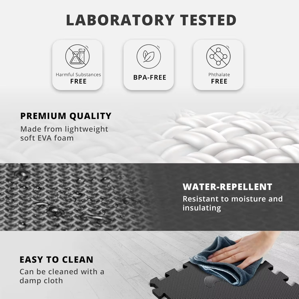 Gym Flooring Eva Soft Foam Flo - Home Gym Rubber Flooring ulasan dan harga