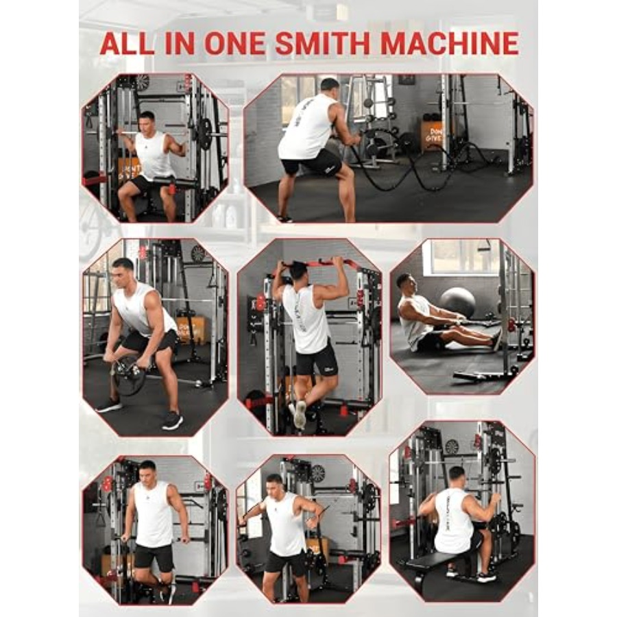 Smith Machine Home Gym All in  - Home Gym Power Rack ulasan dan harga