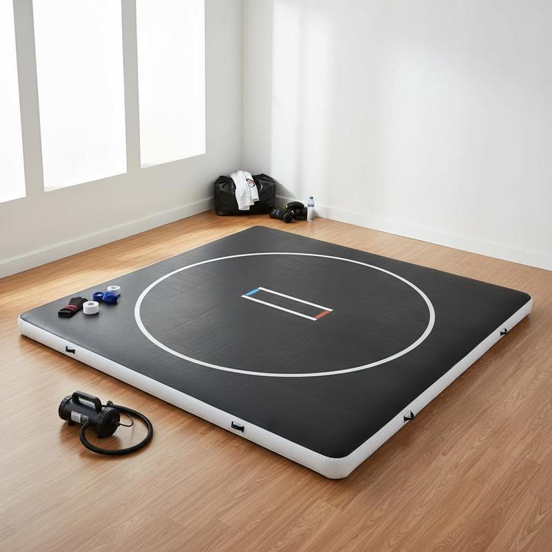 Inflatable Grappling Pad 13x13 - Home Gym Practice ulasan dan harga