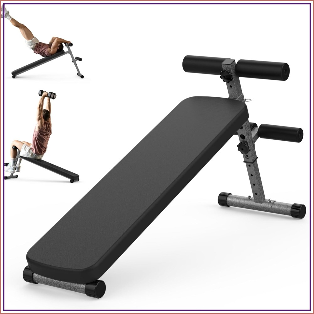 Adjustable Sit Up Bench & Decl - Home Gym Weight ulasan dan harga