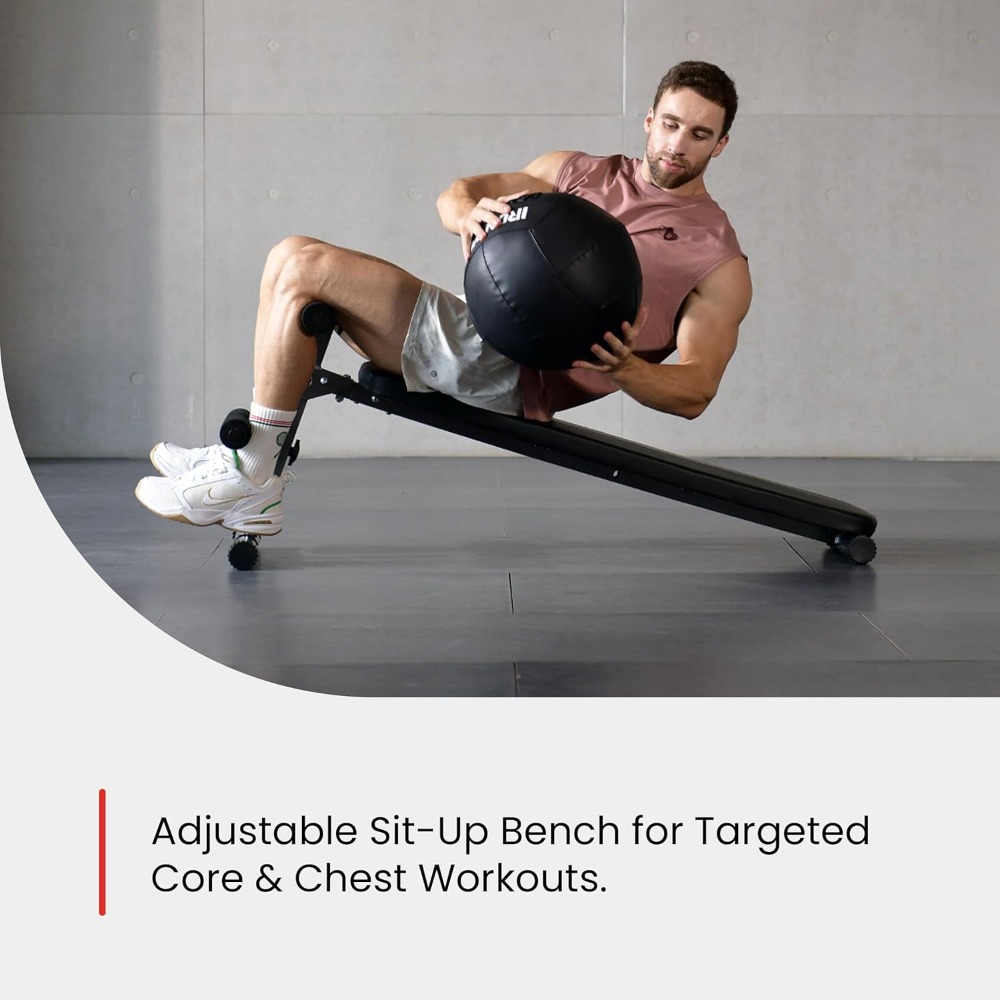 Adjustable Sit Up Bench & Decl - Home Gym Weight ulasan dan harga