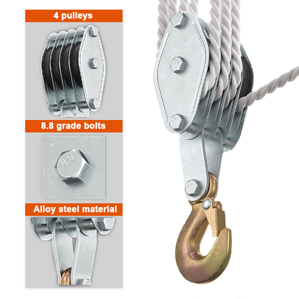 270° Rotatable Rope Pulley Blo - Pull Up Bar Tower ulasan dan harga