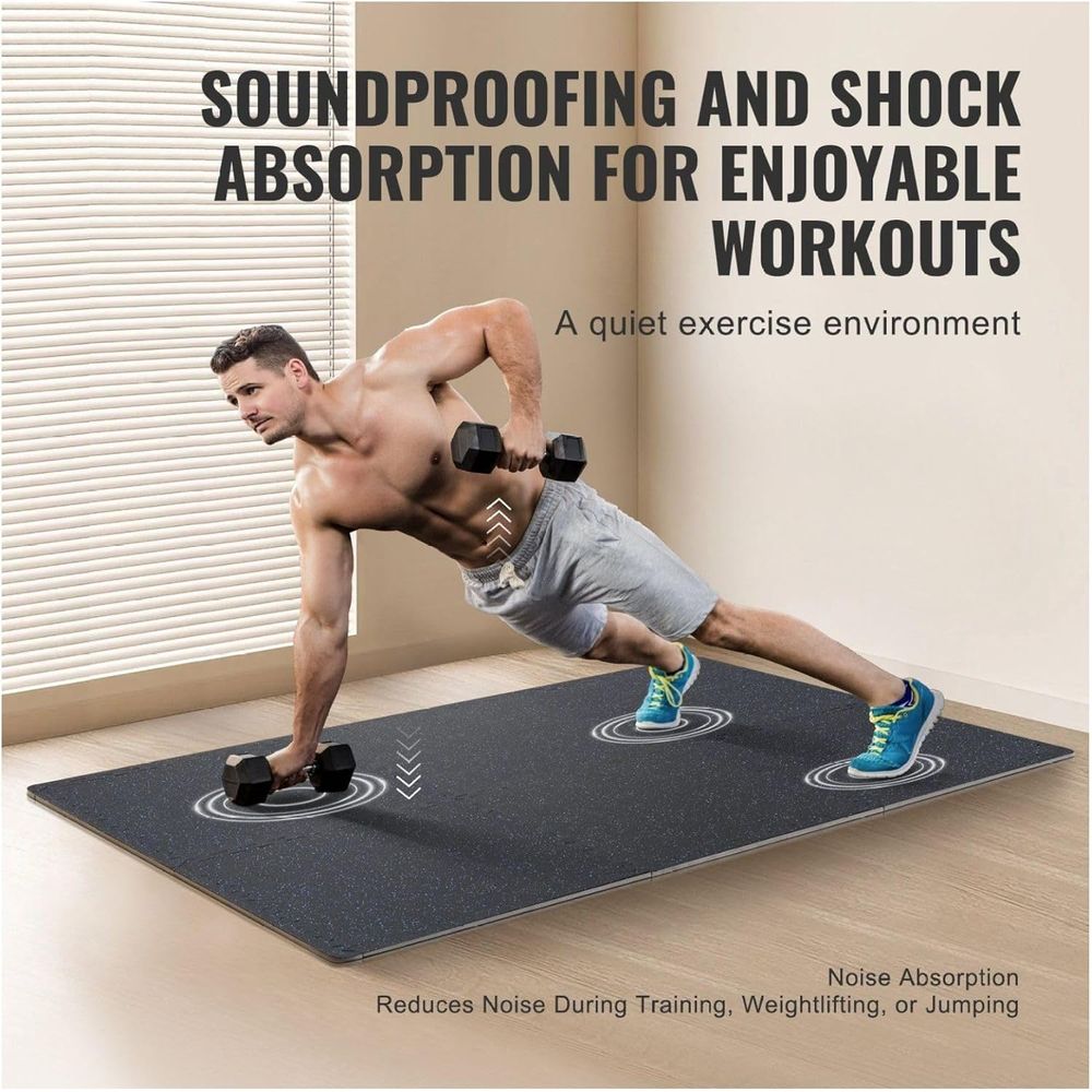 Interlocking Foam Rubber Worko - Home Gym Rubber Flooring ulasan dan harga
