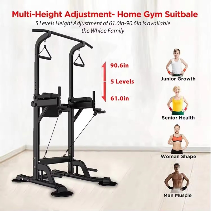 New Design Pull-up Dip Bar Adj - Pull Up Bar Tower ulasan dan harga