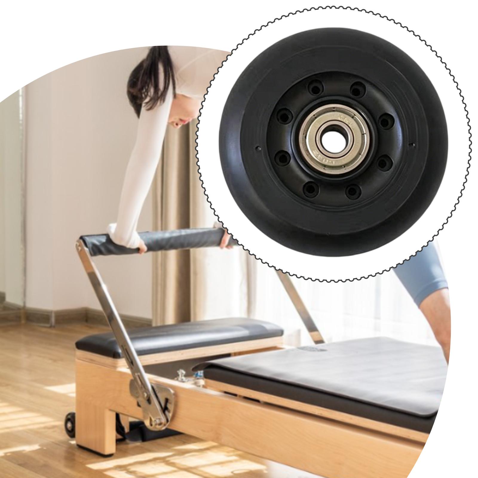 Pilates Reformer Wheel Black W - Home Gym Pilates ulasan dan harga