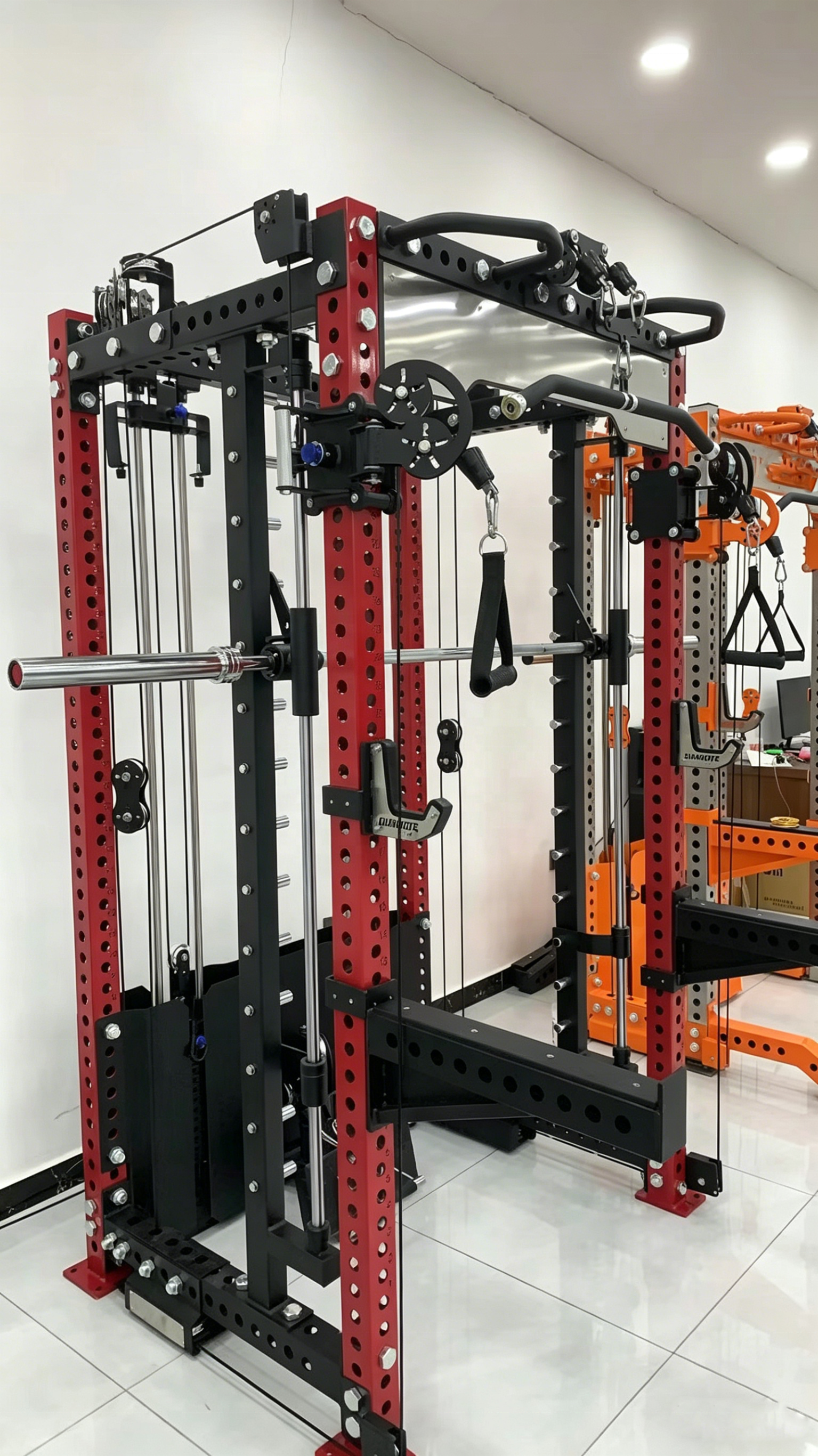 Multifunctional Home Gym Smith - Home Gym Rack With Cables ulasan dan harga