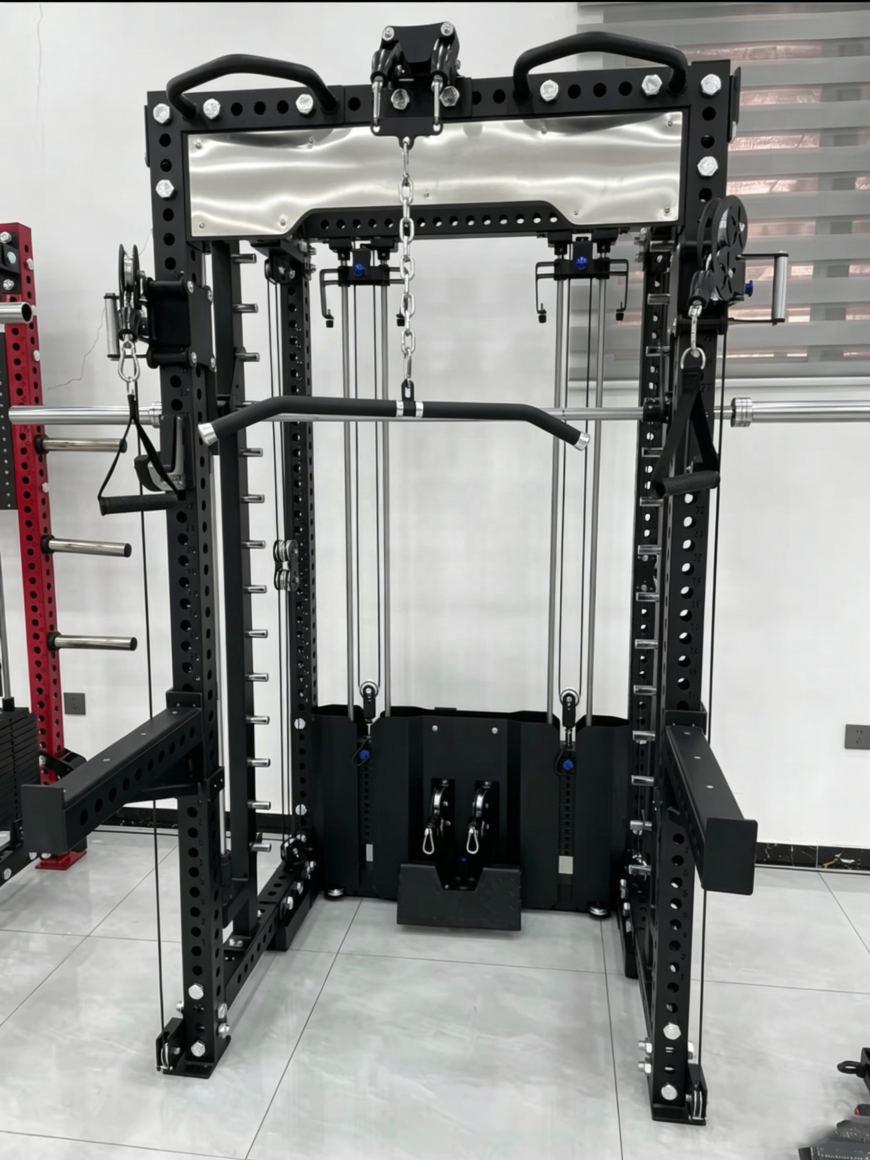 Multifunctional Home Gym Smith - Home Gym Rack With Cables ulasan dan harga