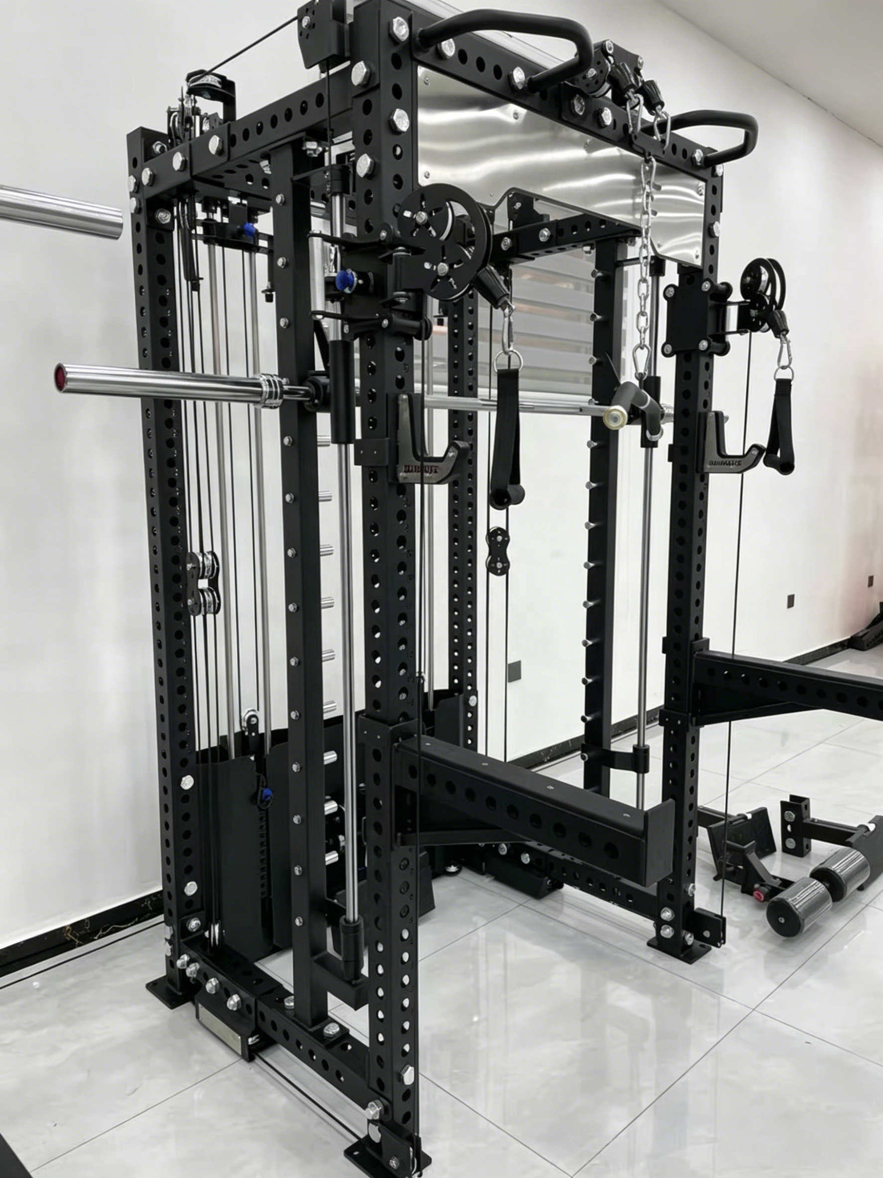 Multifunctional Home Gym Smith - Home Gym Rack With Cables ulasan dan harga