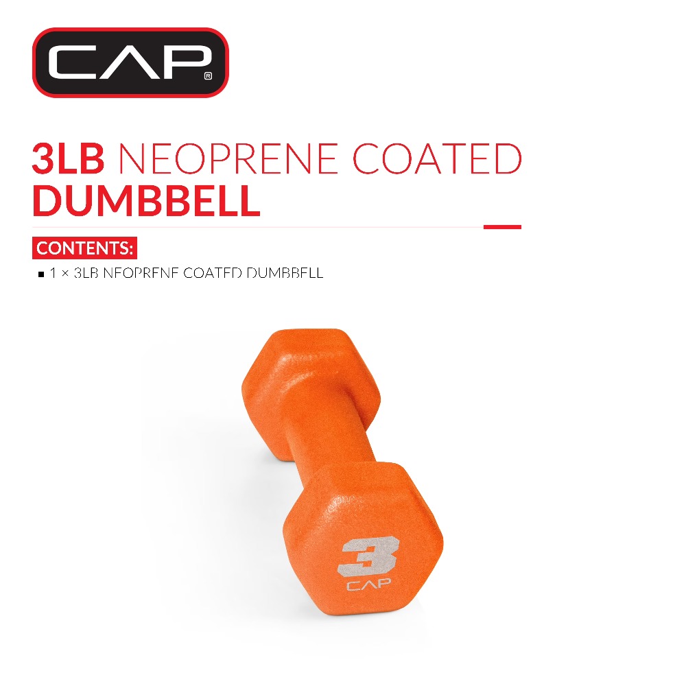 Neoprene Dumbbell 3 lb Free We - Home Gym No Equipment ulasan dan harga