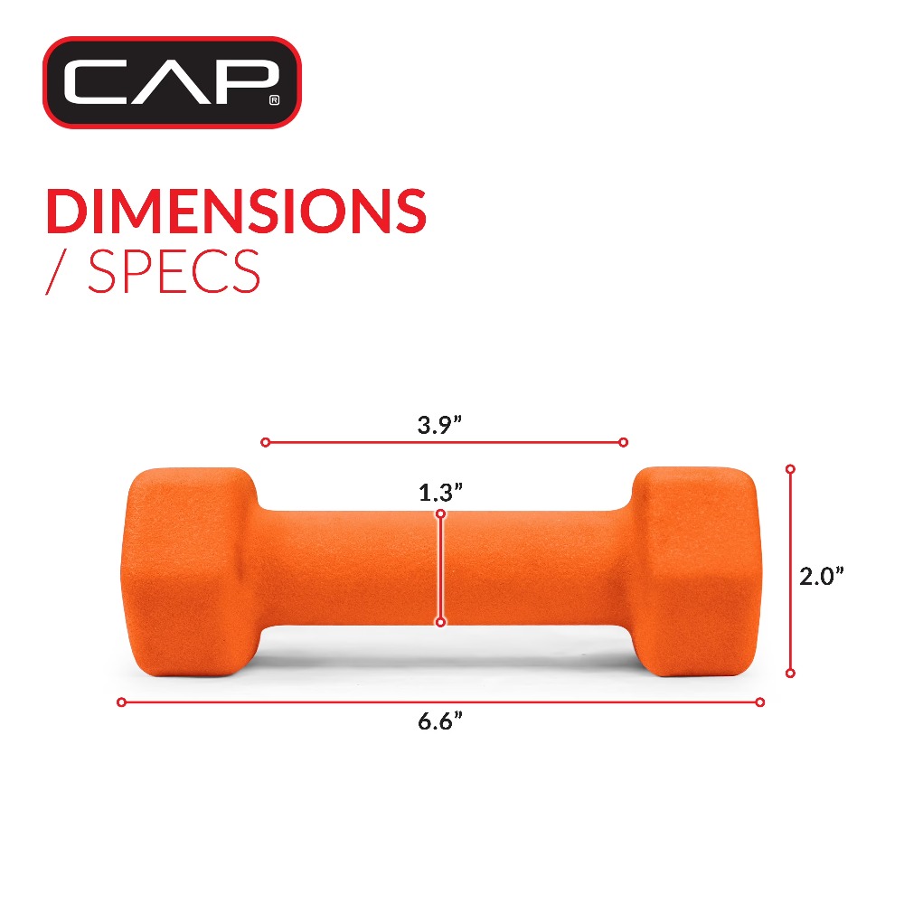 Neoprene Dumbbell 3 lb Free We - Home Gym No Equipment ulasan dan harga