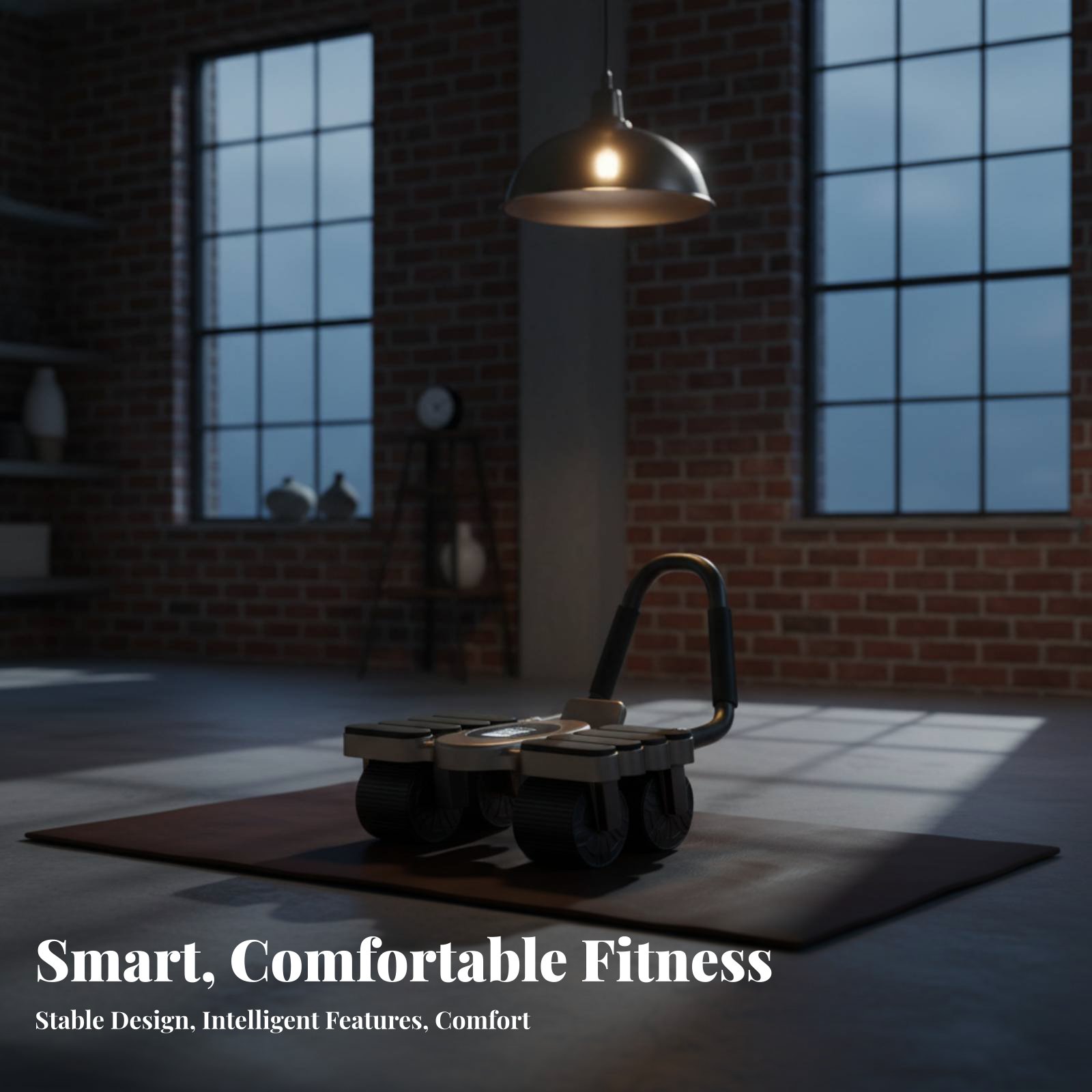Abdominal Muscle 4-Wheel Stabi - Home Gym Second ulasan dan harga
