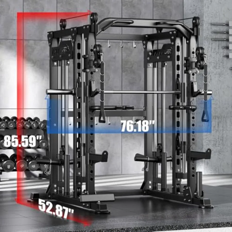 Home gym power rack with Smith - Home Gym Rack With Cables ulasan dan harga