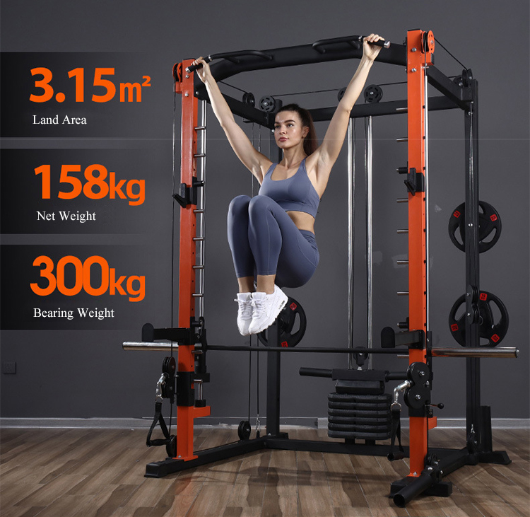 Multi Functional Home Gym Equi - Home Gym Rack With Cables ulasan dan harga