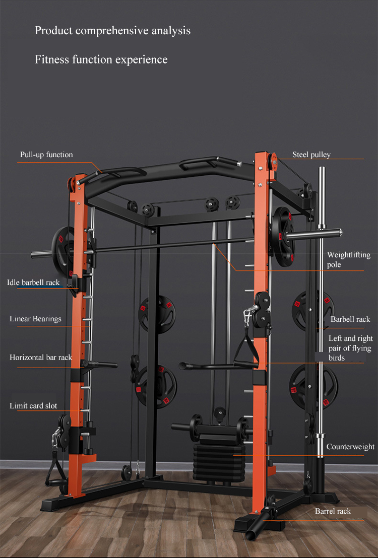 Multi Functional Home Gym Equi - Home Gym Rack With Cables ulasan dan harga