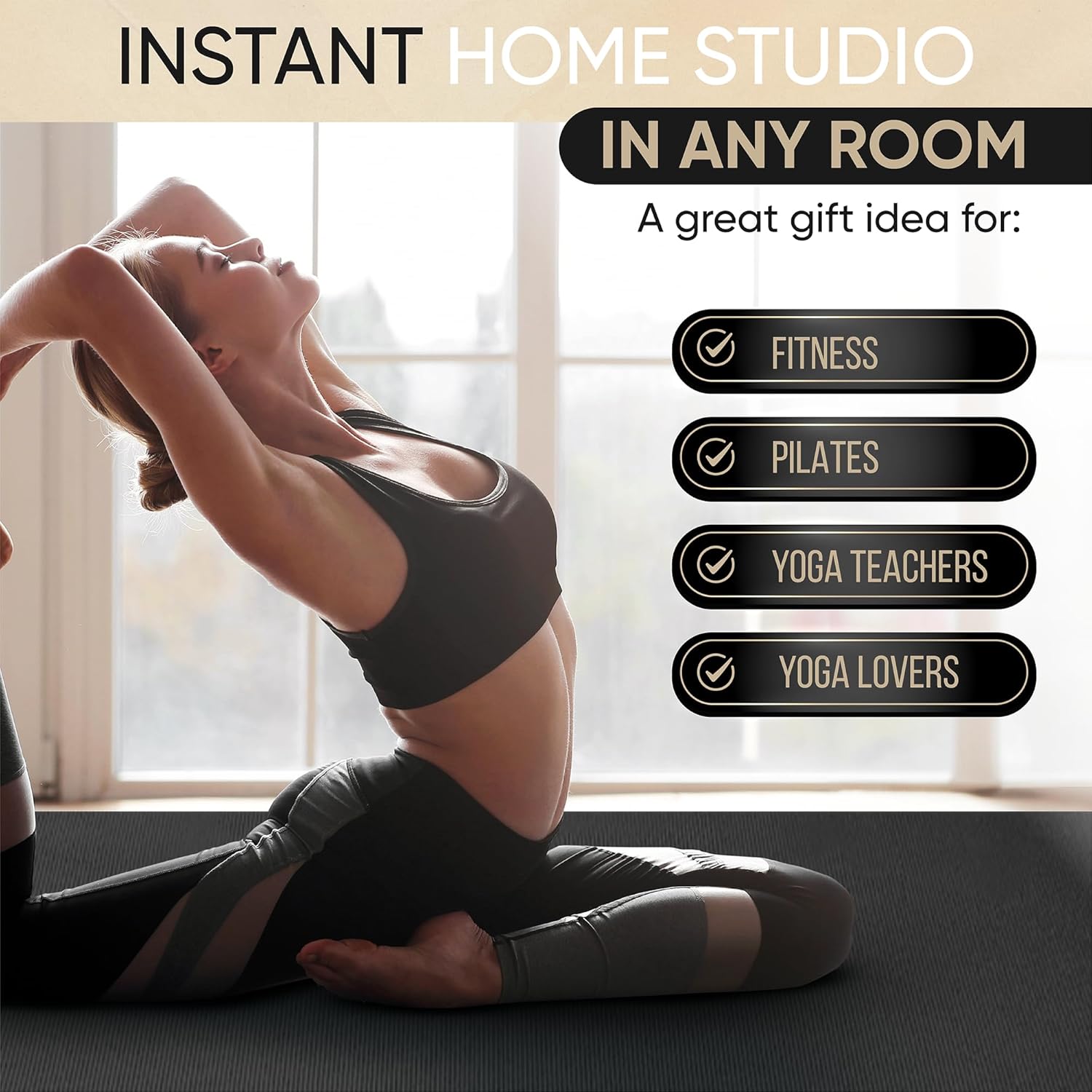 Extra Large Yoga Mat 9x6/12x6/ - Home Gym Rubber Flooring ulasan dan harga