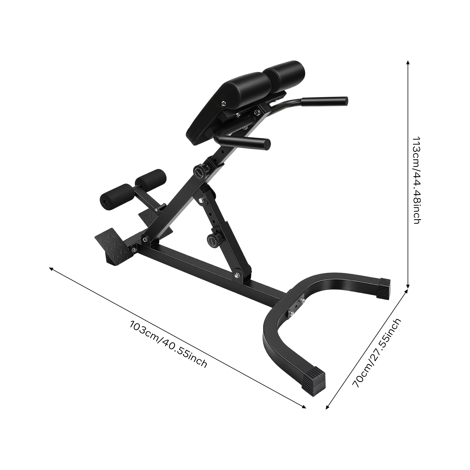 Adjustable Roman Chair Foldabl - Home Gym Bench ulasan dan harga