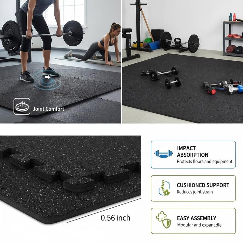 EVA Interlocking Foam Floor Ti - Home Gym Studio ulasan dan harga