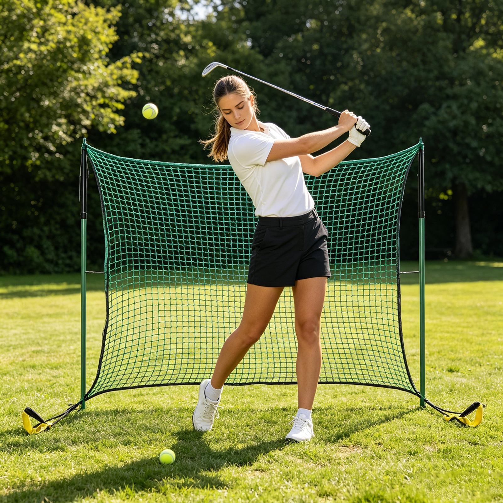 Golf Hitting Net Outdoor Train - Home Gym Practice ulasan dan harga