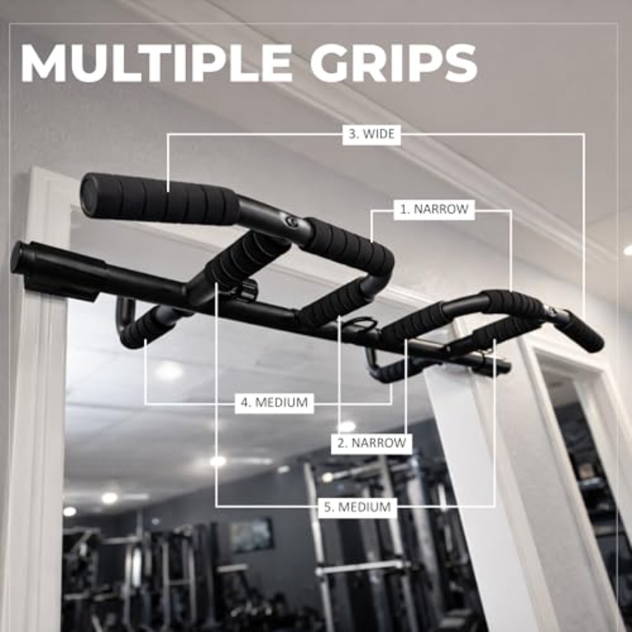 Doorway Pull Up Bar Set with S - Home Gym Weight ulasan dan harga