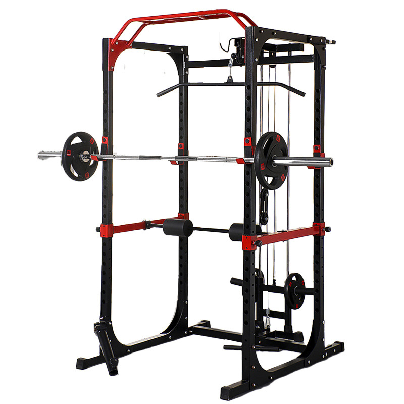Comercial Power Cage Squat Rac - Home Gym Power Rack ulasan dan harga