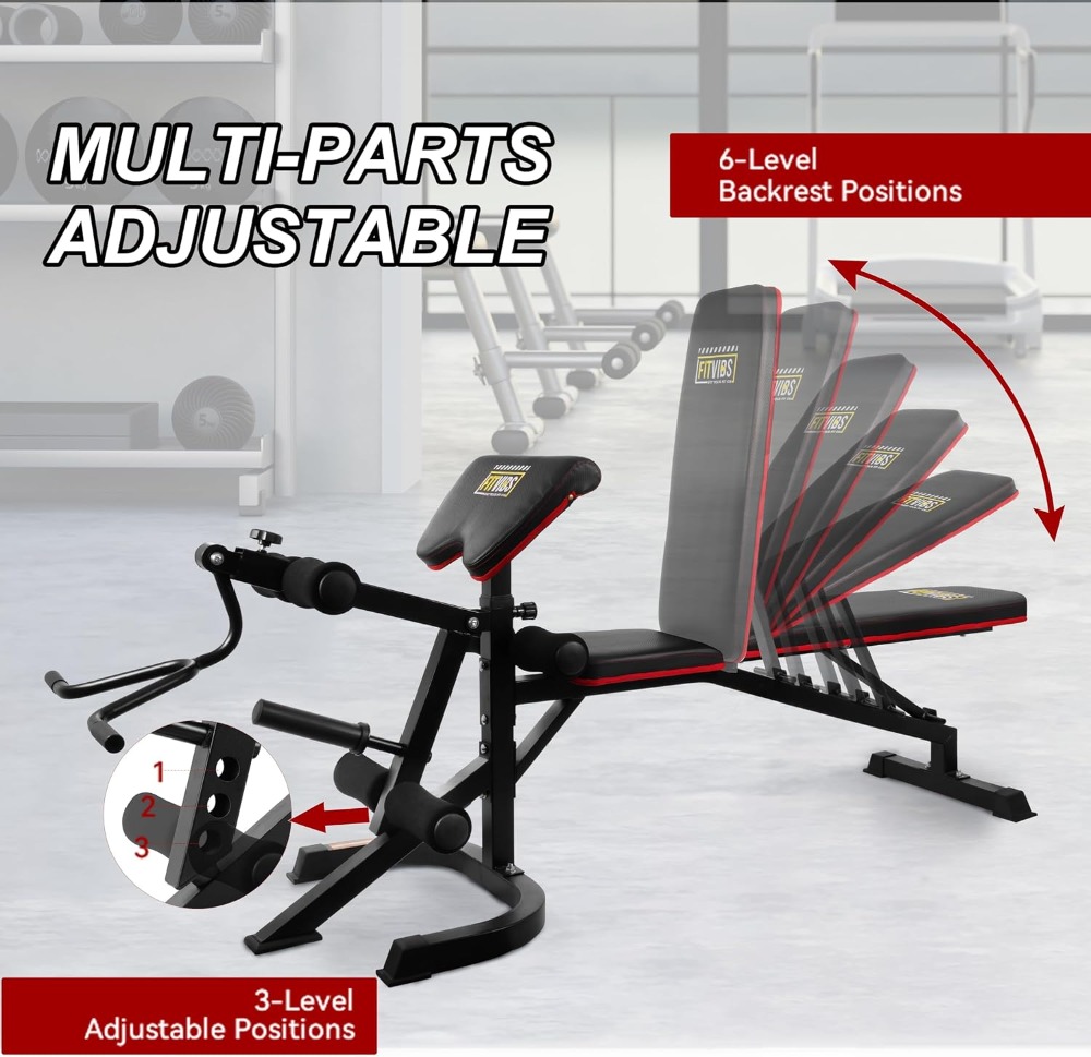 Adjustable Weight Bench for Ho - Home Gym Weight ulasan dan harga