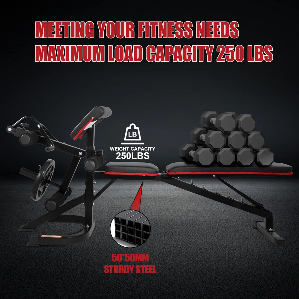 Adjustable Weight Bench for Ho - Home Gym Weight ulasan dan harga