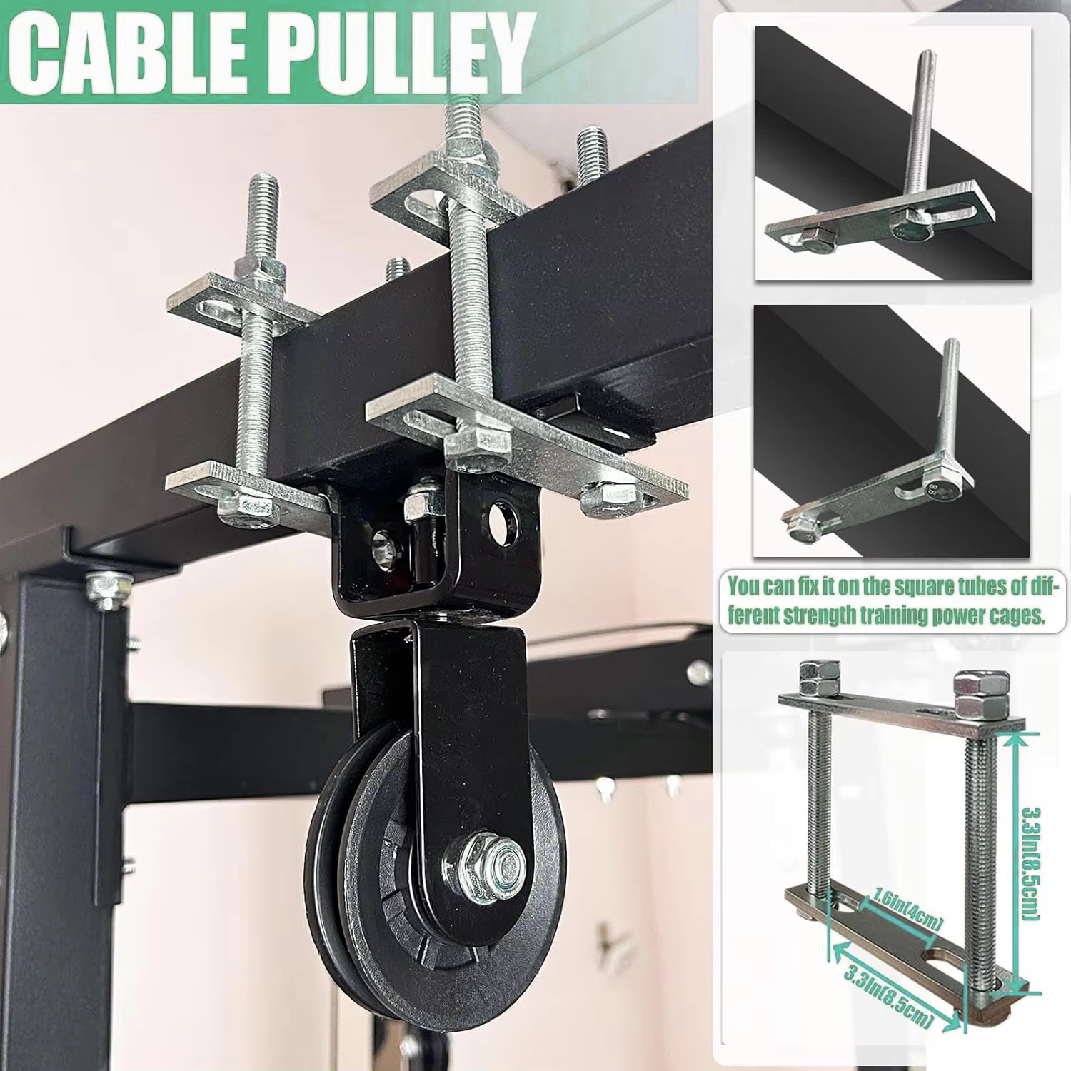 Cable Pulley System for Power  - Home Gym Rack With Cables ulasan dan harga