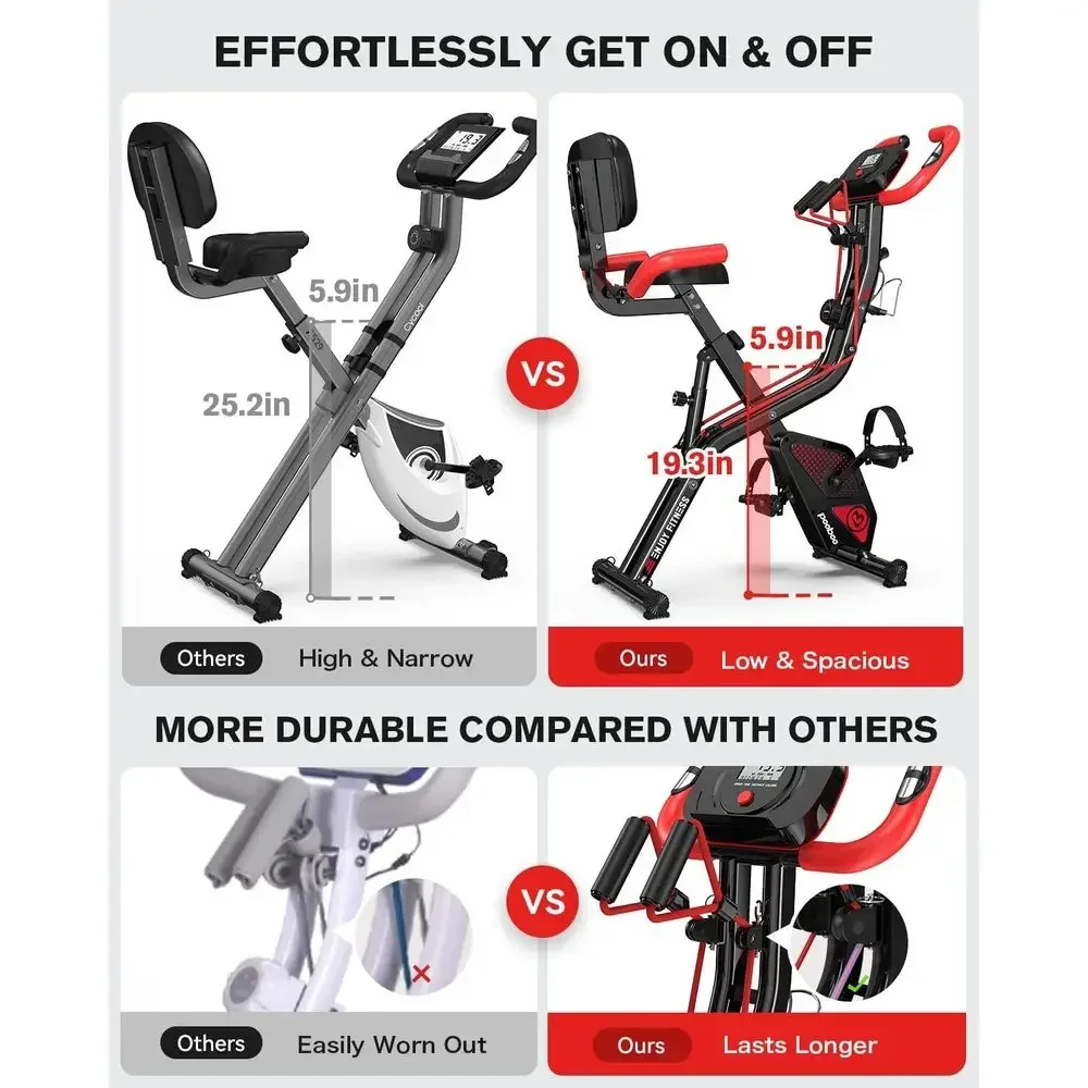 Upright Exercise Bike with Adj - Home Gym Bike ulasan dan harga