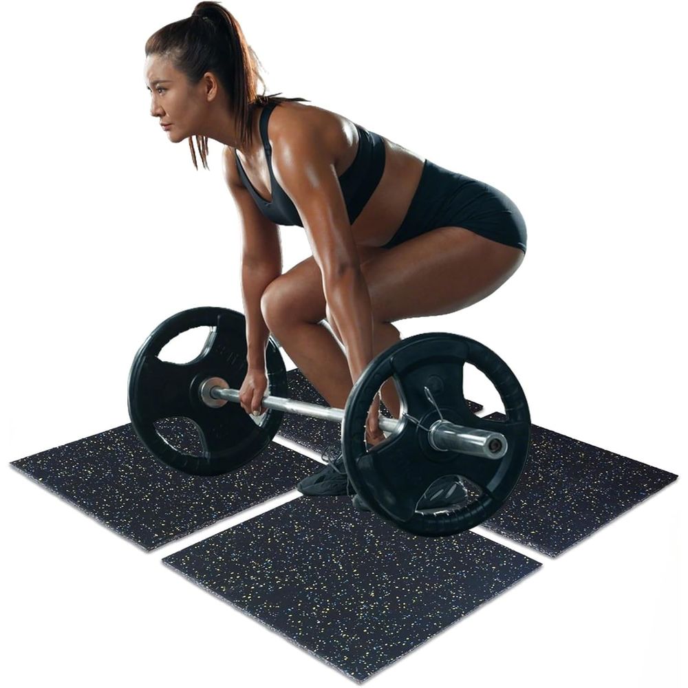 40x40 Inch Interlocking Floor  - Home Gym Rubber Flooring ulasan dan harga