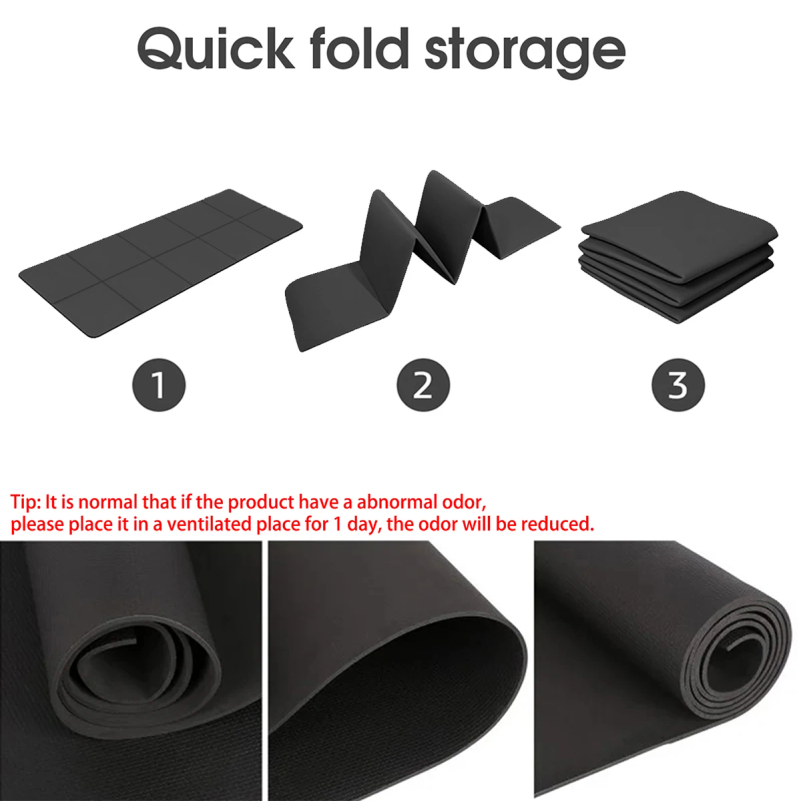 Foldable Yoga Mat Eco Friendly - Home Gym Rubber Flooring ulasan dan harga