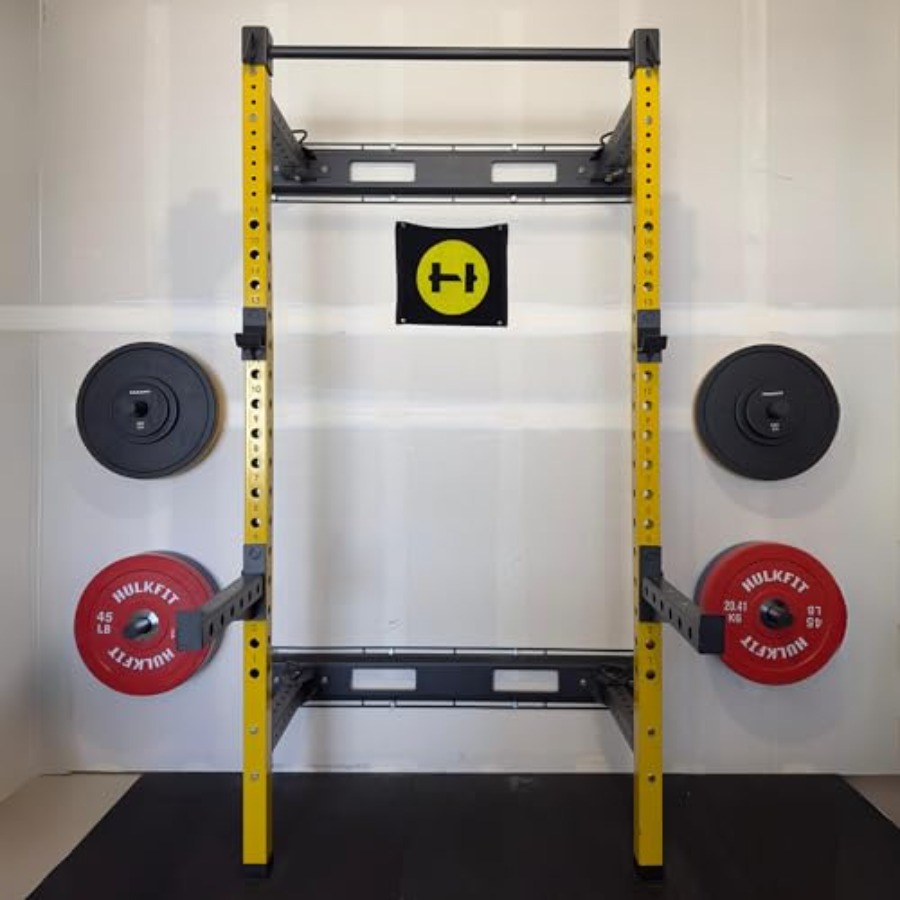 Home gym wall-mounted folding  - Home Gym Power Rack ulasan dan harga