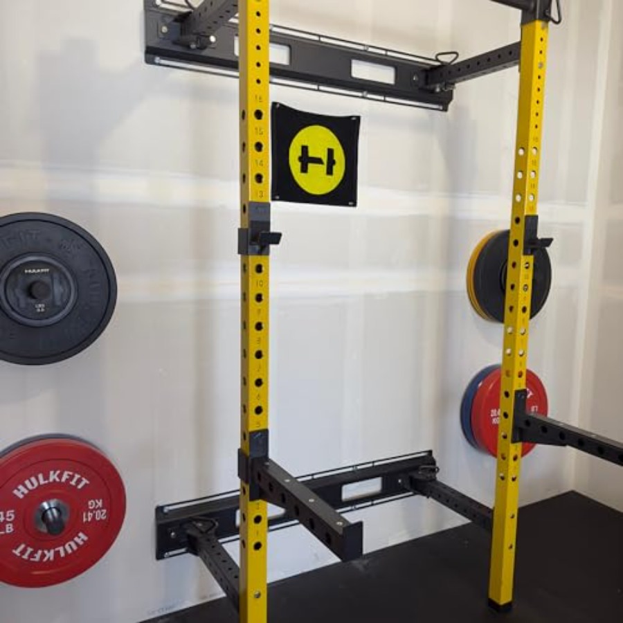 Home gym wall-mounted folding  - Home Gym Power Rack ulasan dan harga